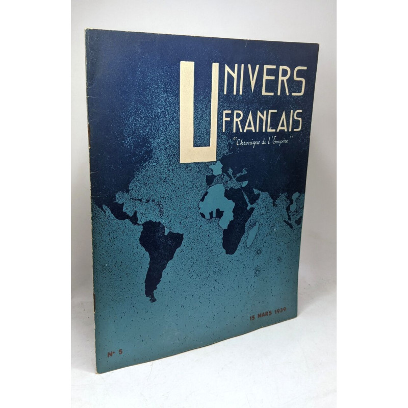 Univers français N°5 revue bi-mensuelle de l'unité moralet et...