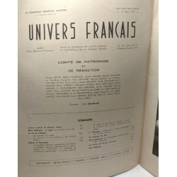 Univers français N°5 revue bi-mensuelle de l'unité moralet et...