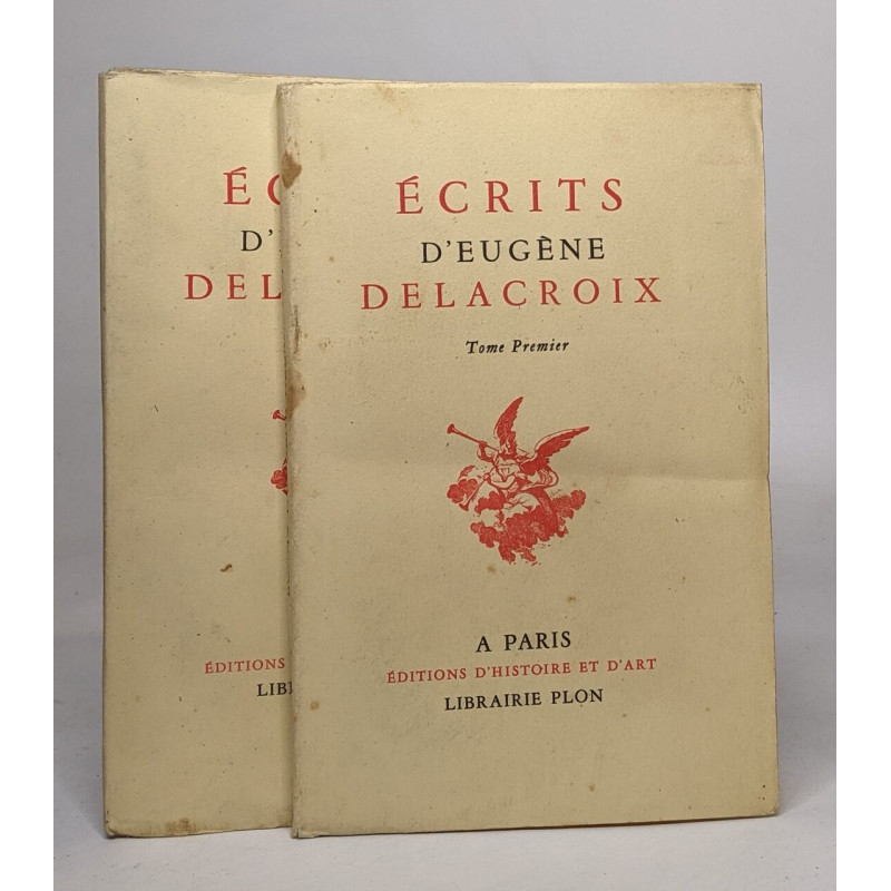 Écrits d'Eugène Delacroix - tomes premier et second