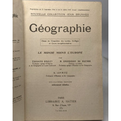 Géographie - Le monde moins l'Europe / nouvelle collection Jean...