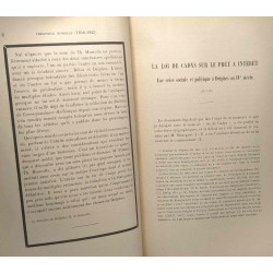 La loi de Cadys sur le prêt à intérêt - une crise sociale et...