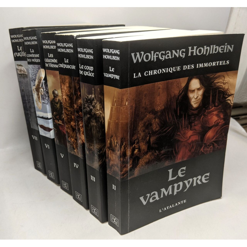 La chronique des immortels - TOME 2 à 7 : Le vampyre, Le coup de...