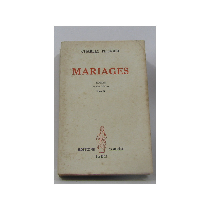 Mariages tome deuxième