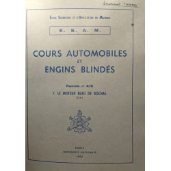 Cours automobiles et engins blindés - Fascicules 1 à 7 et...