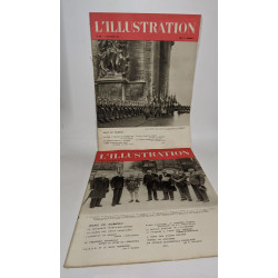 Lot de 39 numéros de l'hebdomadaire "L'illustration": années...