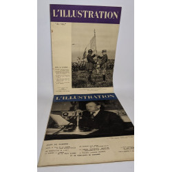 Lot de 39 numéros de l'hebdomadaire "L'illustration": années...