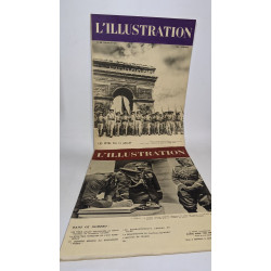 Lot de 39 numéros de l'hebdomadaire "L'illustration": années...