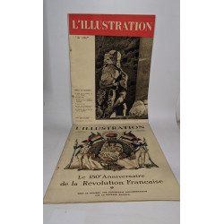 Lot de 39 numéros de l'hebdomadaire "L'illustration": années...