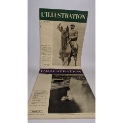 Lot de 39 numéros de l'hebdomadaire "L'illustration": années...