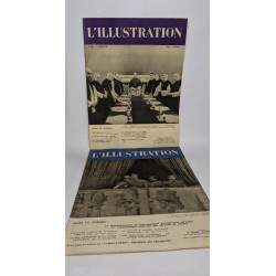 Lot de 39 numéros de l'hebdomadaire "L'illustration": années...