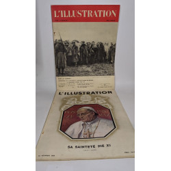 Lot de 39 numéros de l'hebdomadaire "L'illustration": années...