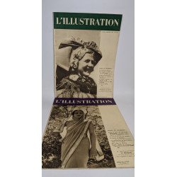 Lot de 39 numéros de l'hebdomadaire "L'illustration": années...