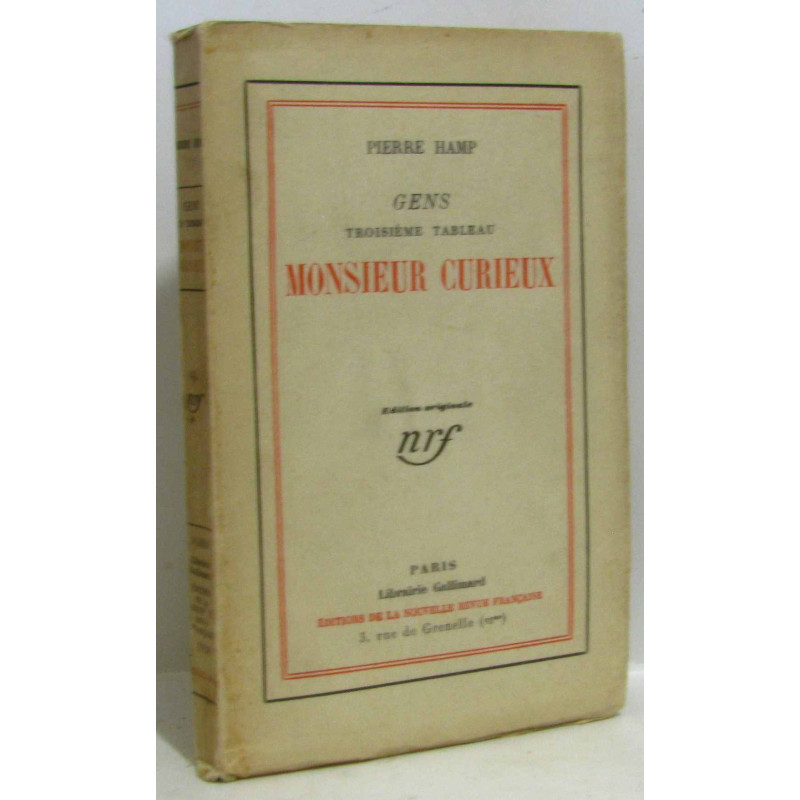 Monsieur curieux - gens troisième tableau (non coupé)