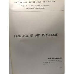 Langage et art plastique - Mémoire - université cathololique de...