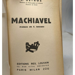 Machiavel - préface de E. Janssens