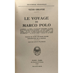 Le voyage de marco polo / Bibliothèque géographique