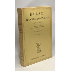 Odes et Epodes - TOME PREMIER - Horace oeuvres complètes -...