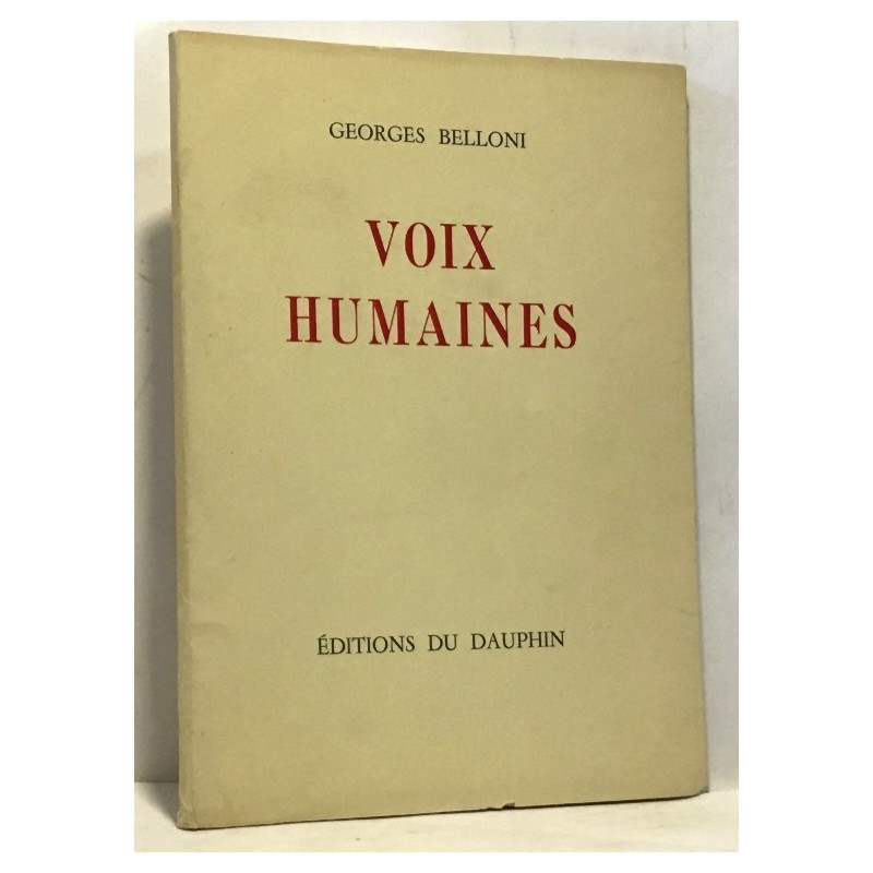 Voix humaines