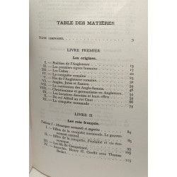 Histoire d'Angleterre - TOME UN et DEUX - nouvelle édition mise à jour