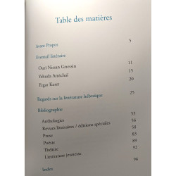 Mais c'est de l'hébreu! la littérature hébraïque moderne publiée...