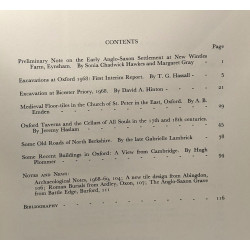 Oxoniensia - a journal dealing with the archeaeology history and...