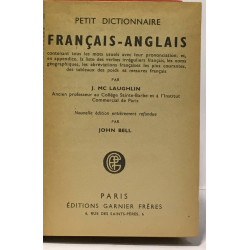 Petit dictionnaire Français - Anglais --- nouvelle édition...