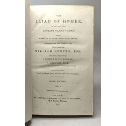 The Iliad of Homer, VOLUME 1 + 2 --- 3e édition + The Odyssey of...