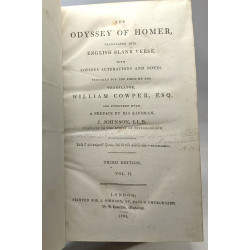 The Iliad of Homer, VOLUME 1 + 2 --- 3e édition + The Odyssey of...