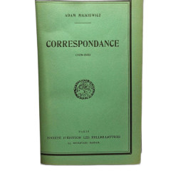 Correspondance 1820-1855