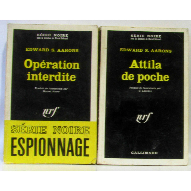 2 livres: Opération interdite, attila de poche