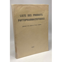 Liste des produits phytopharmaceutiques - admis à la vente et leur...
