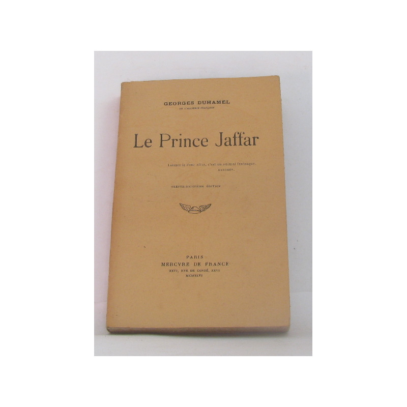 Le prince jaffar