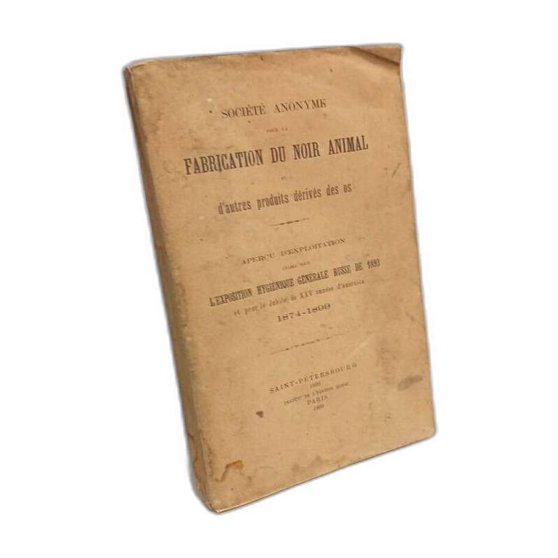 Societe anonyme pour la fabrication du noir animal et d'autres...