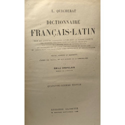 Dictionnaire français-latin - 46e édition -- revisé corrigé et...