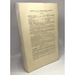 Revue de linguistique romane TOME 38 - n°149-150-151-152...