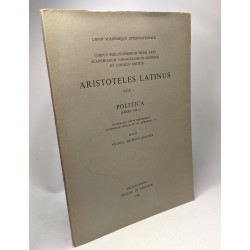 Politica (Libri I-II.11) - Aristoteles Latinus XXIX I / Corpus...