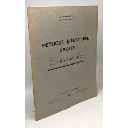 Méthode d'écriture doite : les majuscules