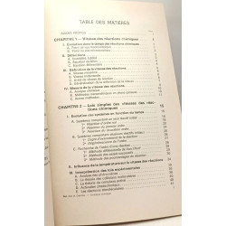 Introduction à la cinétique chimique : 1er cycle 1ère année P.C....