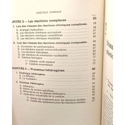 Introduction à la cinétique chimique : 1er cycle 1ère année P.C....