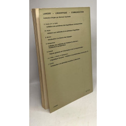 Théorie générale de l'information et de la communication / Langue...