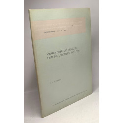 Varro über die penaten und die "grossen götter" / Deel 35 n°7