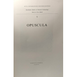 Opuscula - Acta universitatis stockholmiensis V
