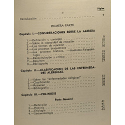 Polinosis - estudio clinico y botanico --- avec hommage de...