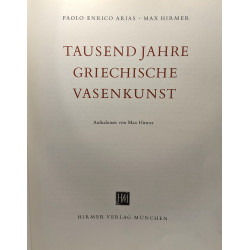 Tausend jahre griechische vasenkunst
