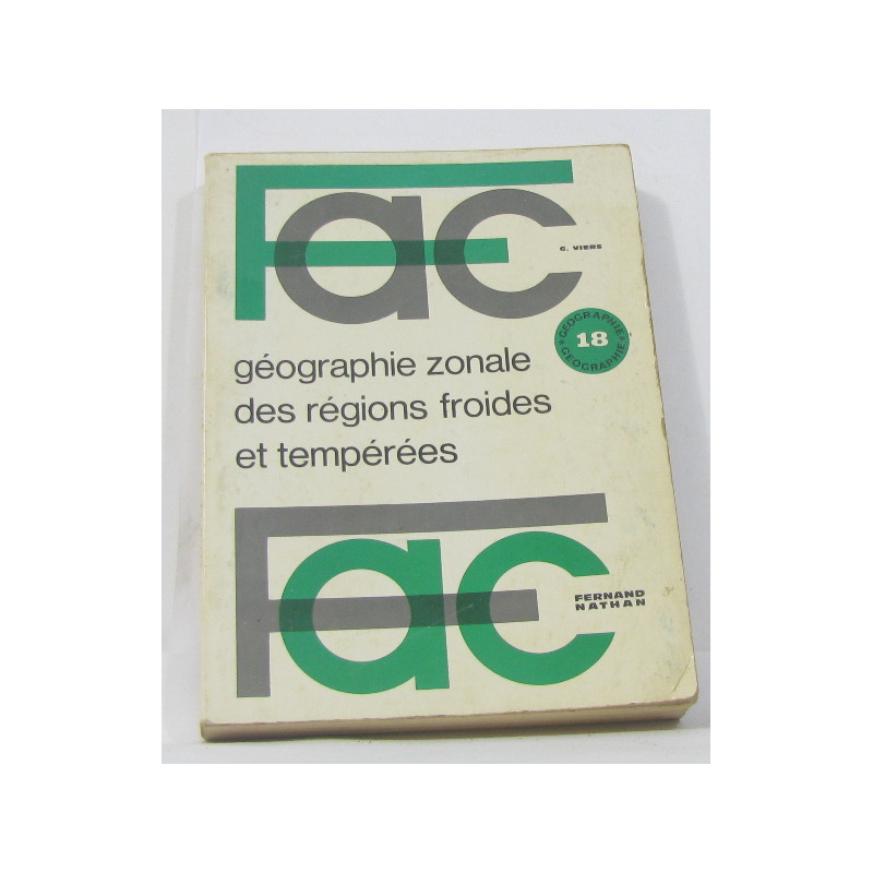 Géographie zonale des régions froides et tempérées