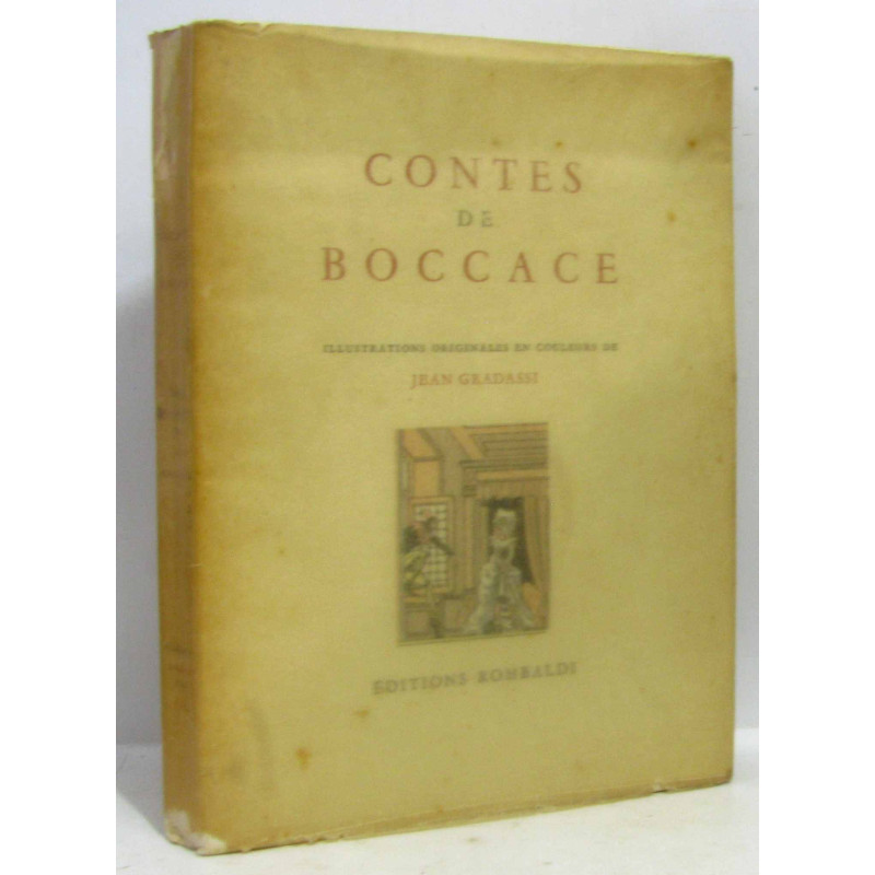 Contes de Boccace - illustrations originales en couleurs de Jean...