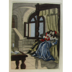 Contes de Boccace - illustrations originales en couleurs de Jean...