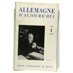 Allemagne d'aujourd'hui 1 janvier février 1957 - revue française...