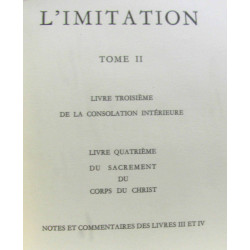 Imitation de Jésus-christ préface de Daniel-Rops traduction...