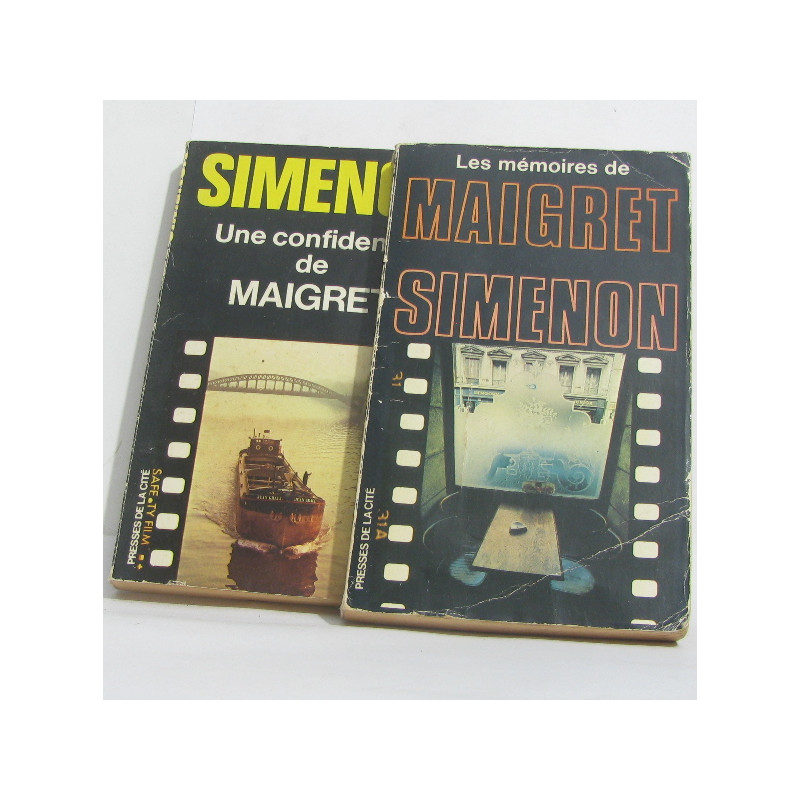 Une confidence de maigret - les mémoires de maigret simenon (lot...